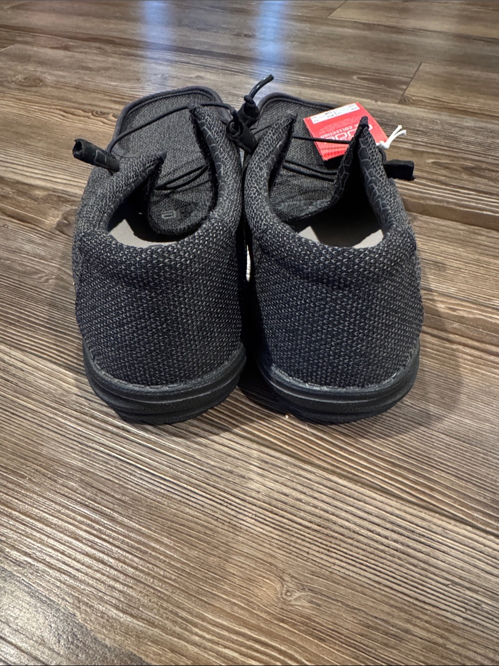 Hey Dude Charcoal Gray Wally Sox Men's Slip-On Loafers - Picture 4 of 4